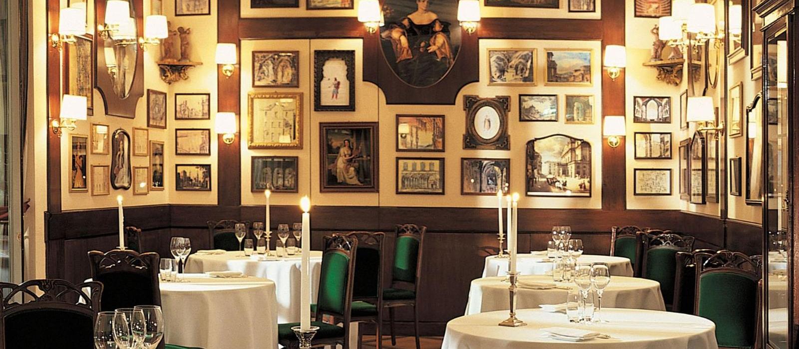 米兰大酒店(Grand Hotel et de Milan) Don Carlos餐厅图片  www.lhw.cn